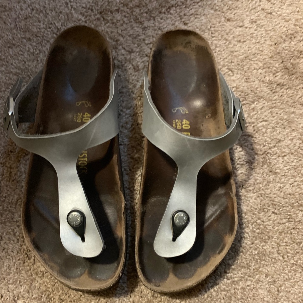 Birkenstock’s Silver sandals